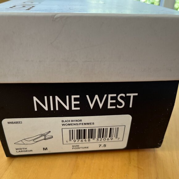 BNIB Nine West Slingback 7.5 - Picture 1 of 6